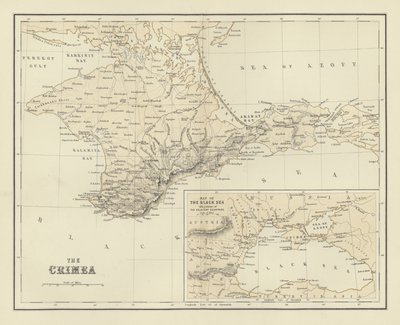 La Crimea; Mapa del Mar Negro de English School