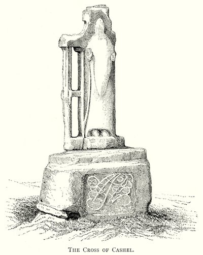 La Cruz de Cashel (grabado) de English School