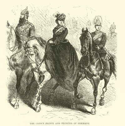 El Príncipe Heredero y la Princesa de Alemania, marzo 1871 de English School