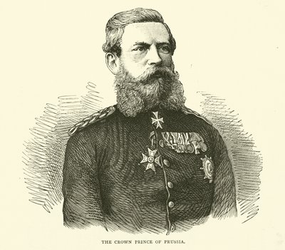 El Príncipe Heredero de Prusia, agosto 1870 de English School