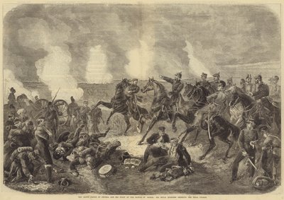 El príncipe heredero de Prusia y su estado mayor en la batalla de Worth, Su Alteza Real ordenando la carga final de English School