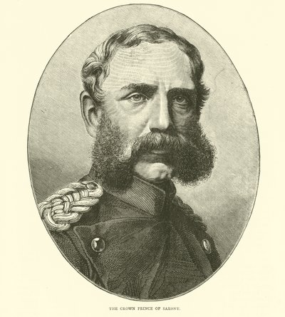 El Príncipe Heredero de Sajonia, agosto 1870 de English School