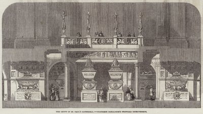 La cripta de la Catedral de San Pablo, propuesta de mejora del Profesor Donaldson de English School