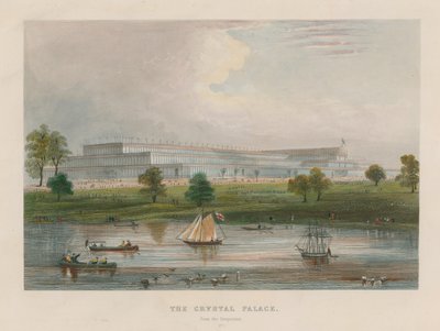 El Palacio de Cristal desde el Serpentine de English School