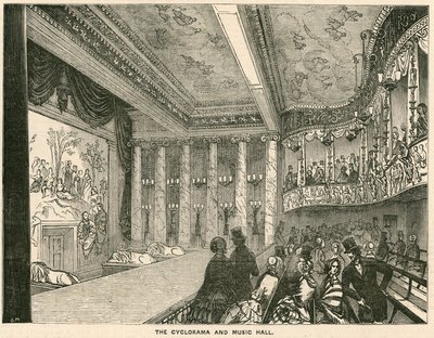 El Ciclorama y Sala de Música en el Coliseo, Londres de English School