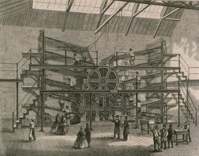 La Máquina de Impresión de Diez Alimentadores del Daily Telegraph de English School