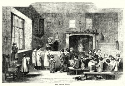 La Escuela de la Dama (grabado) de English School