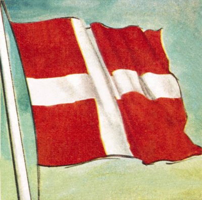 La bandera danesa de English School