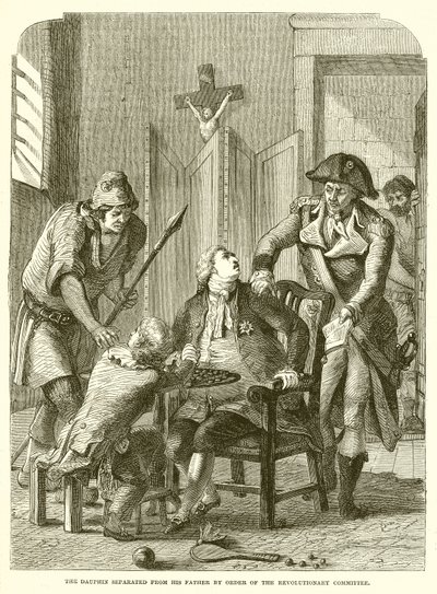 El delfín separado de su padre por orden del Comité Revolucionario de English School