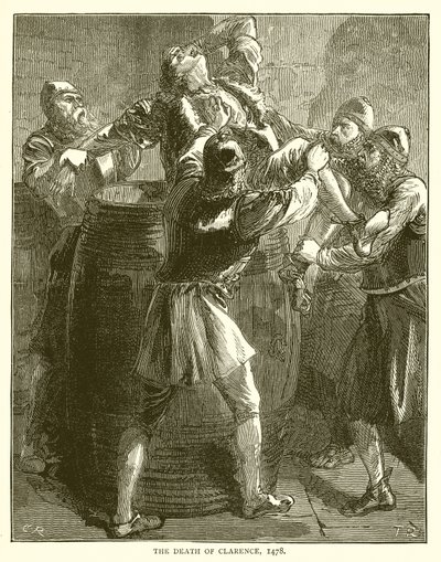 La muerte de Clarence, 1478 de English School