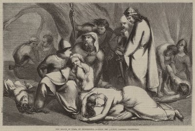 La muerte de Lear, por Pickersgill, de la reciente exposición de caricaturas de English School