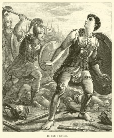 La muerte de Patroclo de English School
