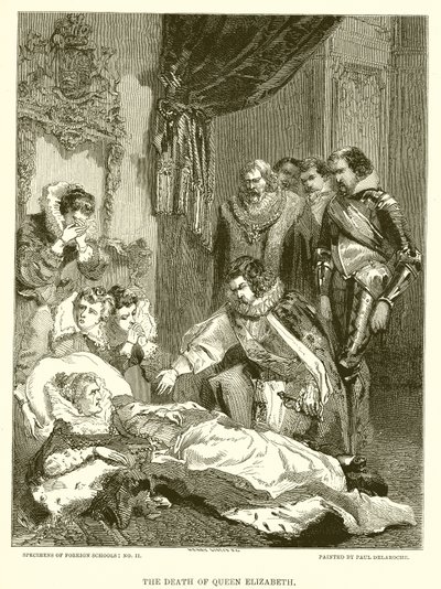 La muerte de la reina Isabel de English School