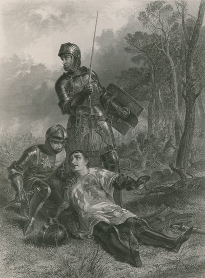 La muerte del conde de Warwick, Rey Enrique VI de English School