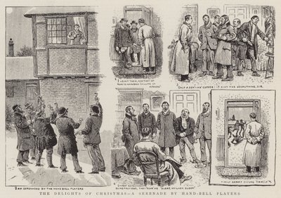 Las delicias de la Navidad, una serenata de jugadores de campanas de mano de English School