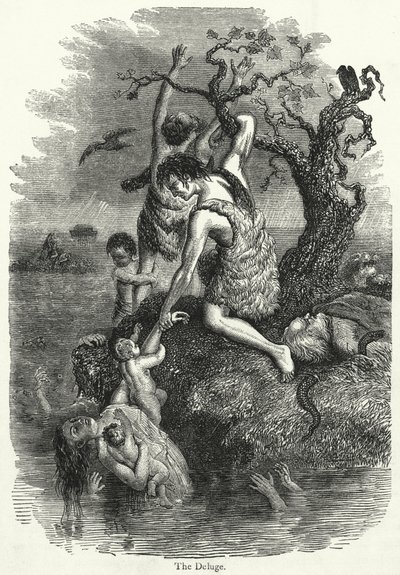 El diluvio (grabado) de English School