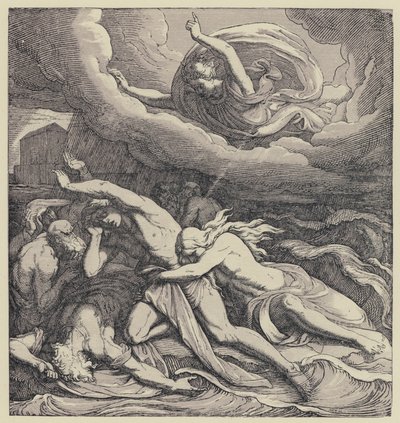 El diluvio (grabado) de English School