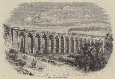 Viaducto de Desenzano (grabado) de English School