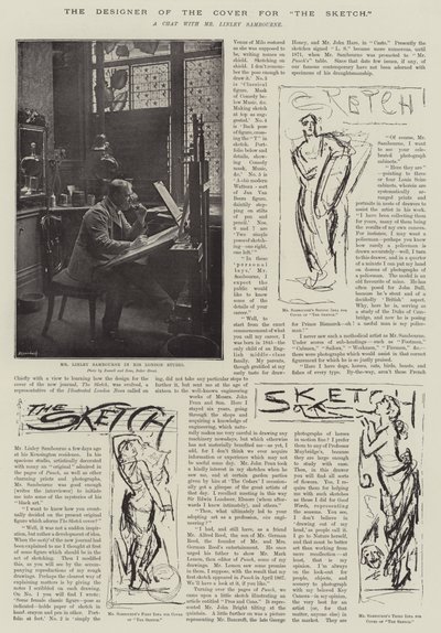 El diseñador de la portada de "The Sketch" de English School