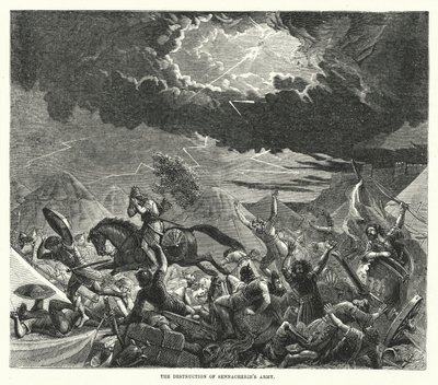 La destrucción del ejército de Senaquerib de English School