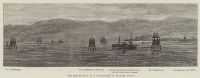 La Destrucción de un Faro en Belfast Lough de English School