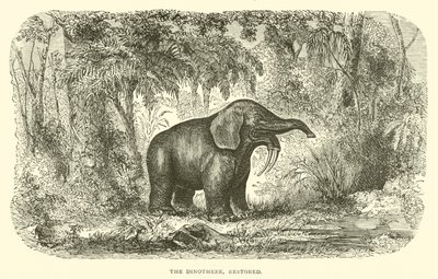 El Dinotherium, restaurado de English School