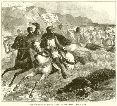 El desastre del ejército de Juan en el Wash de English School