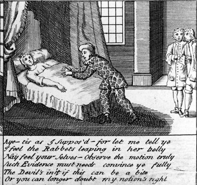 El Doctor en Trabajo, o la Nueva Chifladura de Guildford, c.1726 de English School