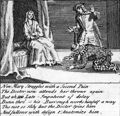 El Doctor en Trabajo, o la Nueva Chifladura de Guildford, c.1726 de English School
