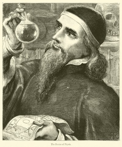 El Doctor en Medicina (grabado) de English School