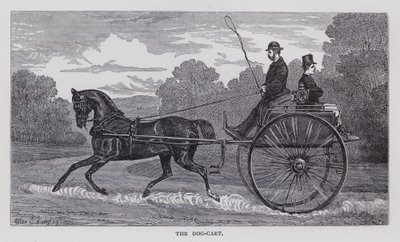 El carro de perros (grabado) de English School