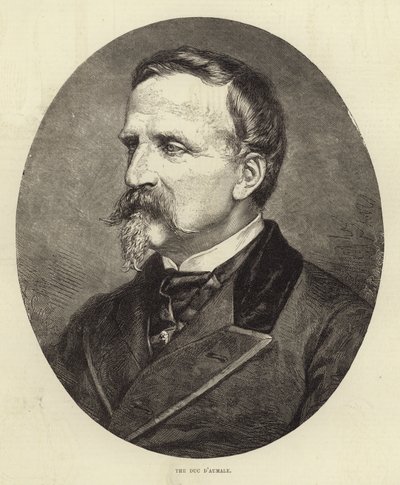 El duque de Aumale (grabado) de English School