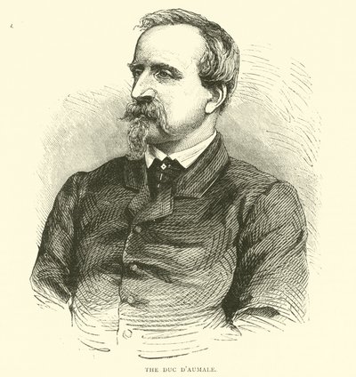 El Duque de Aumale, marzo 1871 de English School