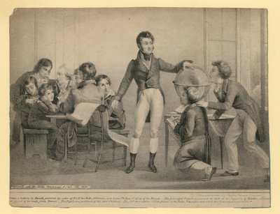 El Duque de Orleans en su capacidad de maestro de English School