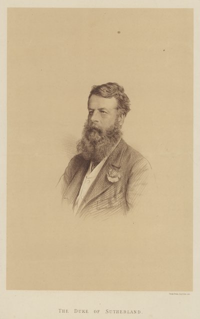 El Duque de Sutherland (litografía) de English School