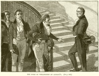 El Duque de Wellington en Almack
