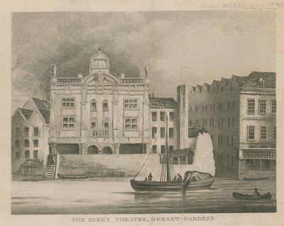 El Teatro del Duque, Dorset Gardens, Londres de English School