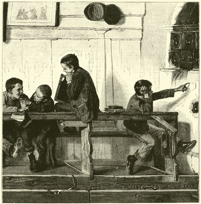 El banco de los tontos de English School
