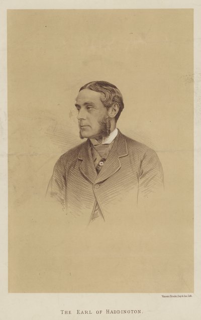El Conde de Haddington (litografía) de English School