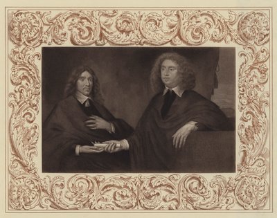 El Conde de Lauderdale (a la derecha) y El Conde de Lanark (después segundo Duque de Hamilton) de English School
