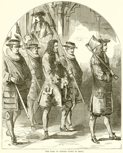 El conde de Oxford yendo a juicio de English School