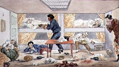 Los efectos del mareo, c.1825 de English School