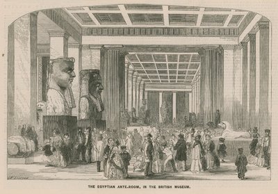La Sala Egipcia en el Museo Británico de English School
