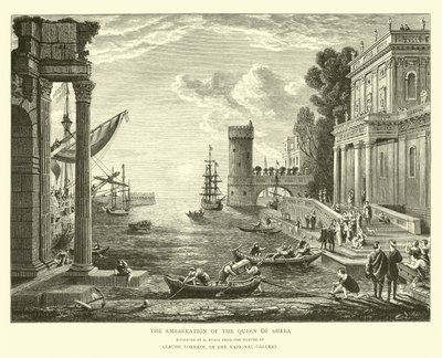 El embarque de la Reina de Saba de English School