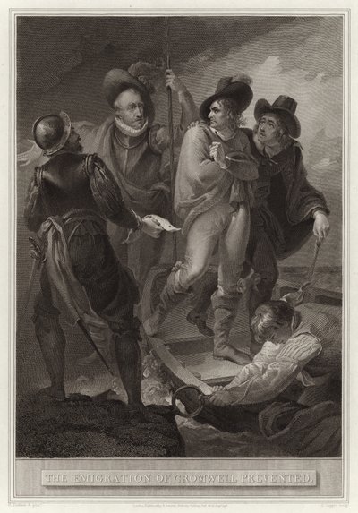 La emigración de Cromwell impedida de English School