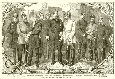 El Emperador Guillermo y sus jefes de English School