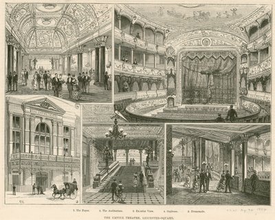 El Teatro Empire, Leicester Square, Londres de English School