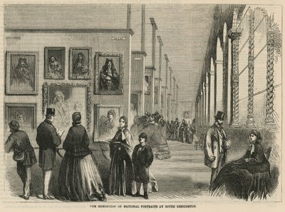 La Exposición de Retratos Nacionales en South Kensington de English School