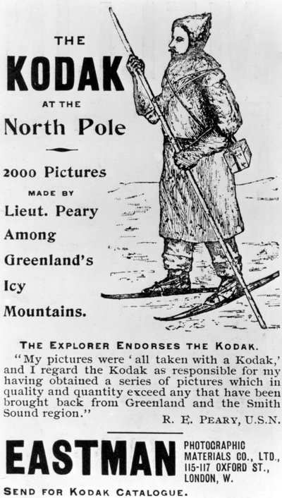 El explorador respalda Kodak, 1893 de English School