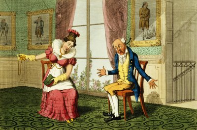 La Expostulación, pub. por G. Humphrey, 1821 de English School